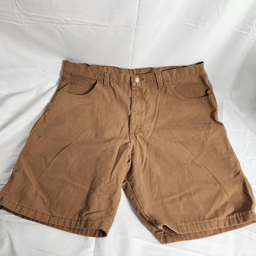 Wrangler Mens‎ Carpenter Shorts Brown Size 42 100% Cotton
